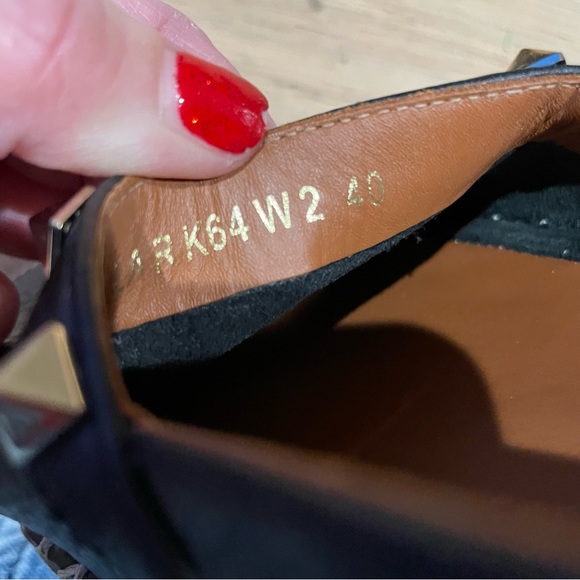 Valentino Rockstud black leather Espadrilles sz. 40 - Picture 7 of 10